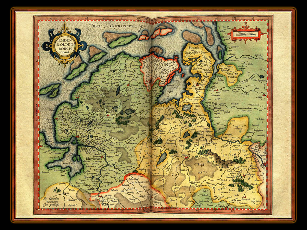 "Gerhard Mercator 1595 World Atlas - Cosmographicae" - Wallpaper No. 46 of 106. Right click for saving options.