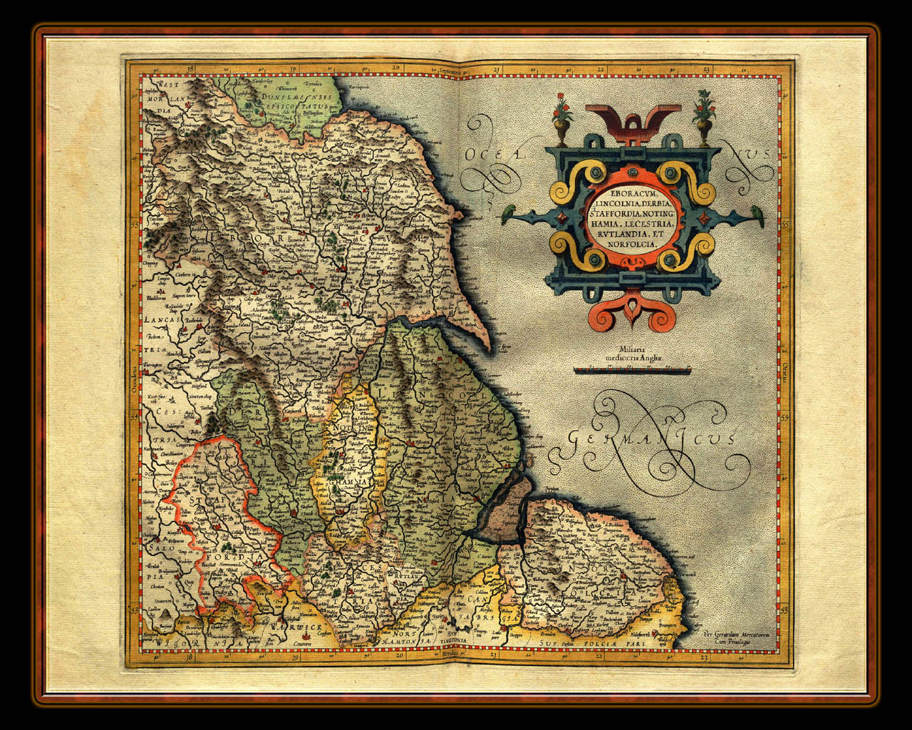 "Gerhard Mercator 1595 World Atlas - Cosmographicae" - Wallpaper No. 86 of 106. Right click for saving options.