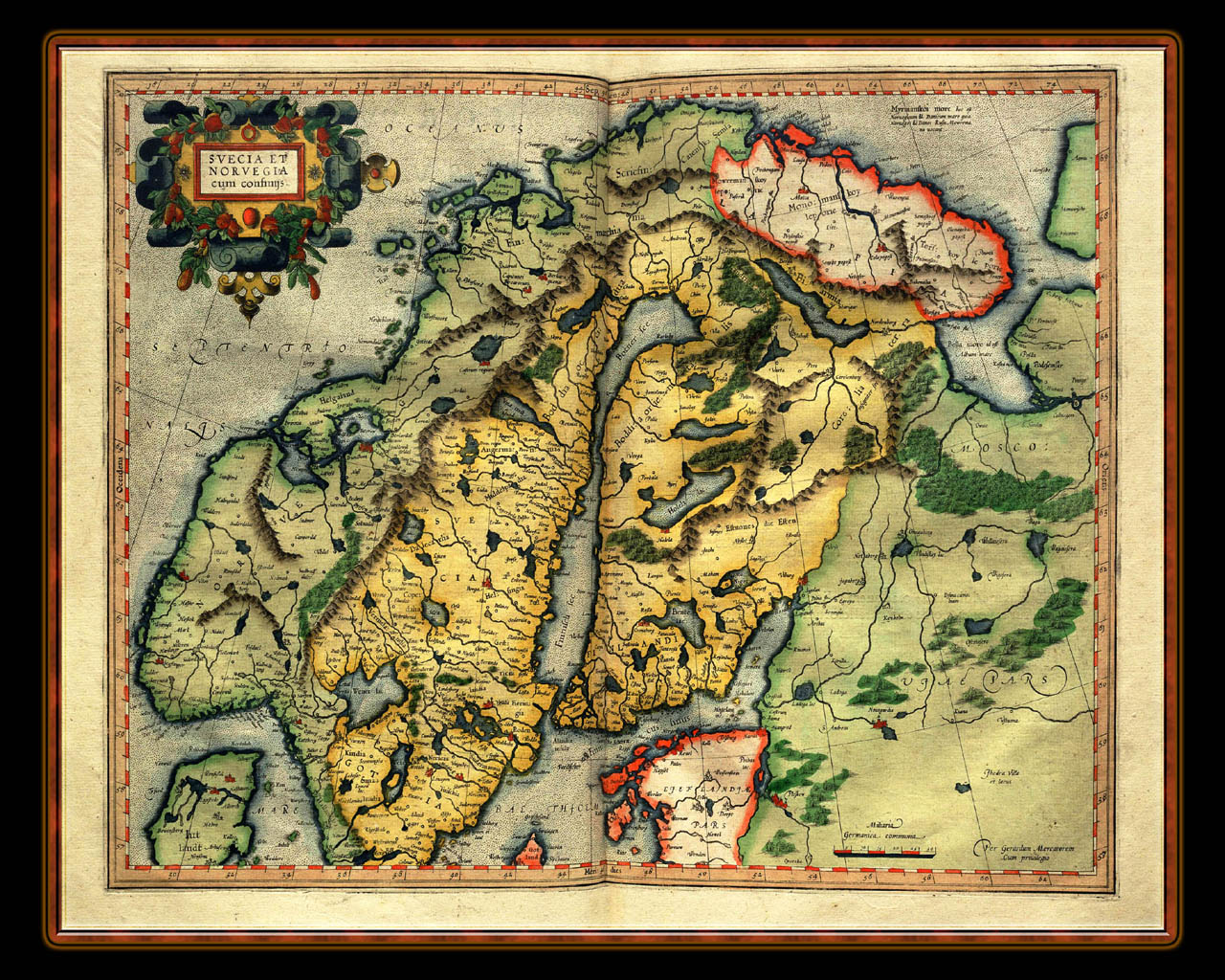 "Gerhard Mercator 1595 World Atlas - Cosmographicae" - Wallpaper No. 83 of 106. Right click for saving options.