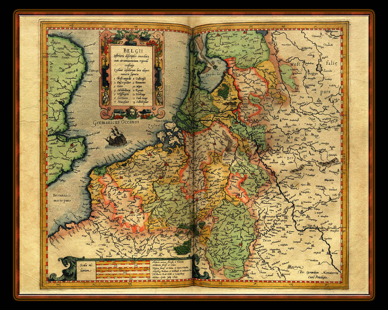"Gerhard Mercator 1595 World Atlas - Cosmographicae" - Wallpaper No. 57 of 106. Right click for saving options.