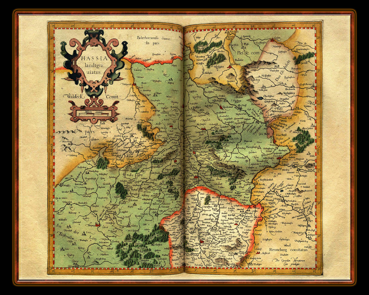 "Gerhard Mercator 1595 World Atlas - Cosmographicae" - Wallpaper No. 35 of 106. Right click for saving options.