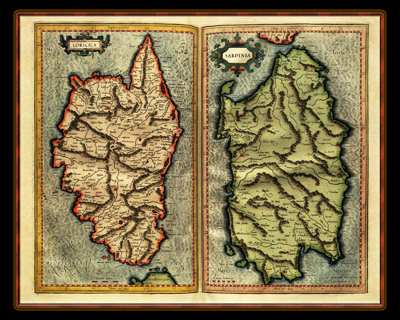 "Gerhard Mercator 1595 World Atlas - Cosmographicae" - Wallpaper No. 9 of 106. Right click for saving options.