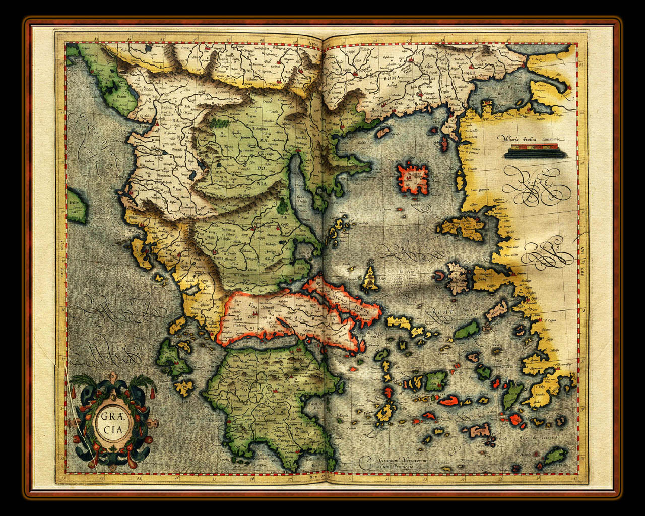 "Gerhard Mercator 1595 World Atlas - Cosmographicae" - Wallpaper No. 4 of 106. Right click for saving options.