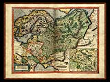"Gerhard Mercator 1595 World Atlas - Cosmographicae" - Wallpaper No.76.  Click for 640x480 or select another size.