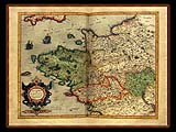 "Gerhard Mercator 1595 World Atlas - Cosmographicae" - Wallpaper No.71.  Click for 640x480 or select another size.