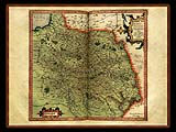 "Gerhard Mercator 1595 World Atlas - Cosmographicae" - Wallpaper No.69.  Click for 640x480 or select another size.