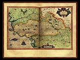 "Gerhard Mercator 1595 World Atlas - Cosmographicae" - Wallpaper No.66.  Click for 640x480 or select another size.