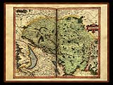 "Gerhard Mercator 1595 World Atlas - Cosmographicae" - Wallpaper No.62.  Click for 640x480 or select another size.