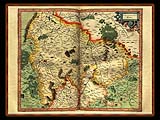 "Gerhard Mercator 1595 World Atlas - Cosmographicae" - Wallpaper No.41.  Click for 640x480 or select another size.