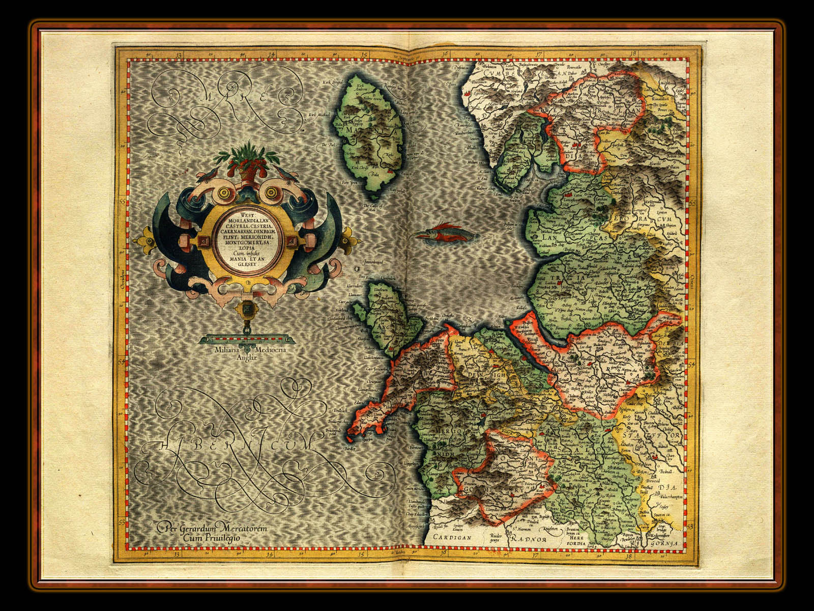 "Gerhard Mercator 1595 World Atlas - Cosmographicae" - Wallpaper No. 88 of 106. Right click for saving options.