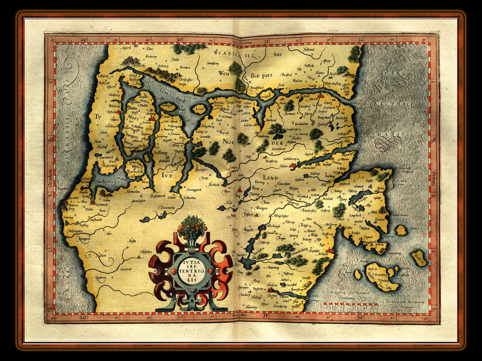 "Gerhard Mercator 1595 World Atlas - Cosmographicae" - Wallpaper No. 81 of 106. Right click for saving options.