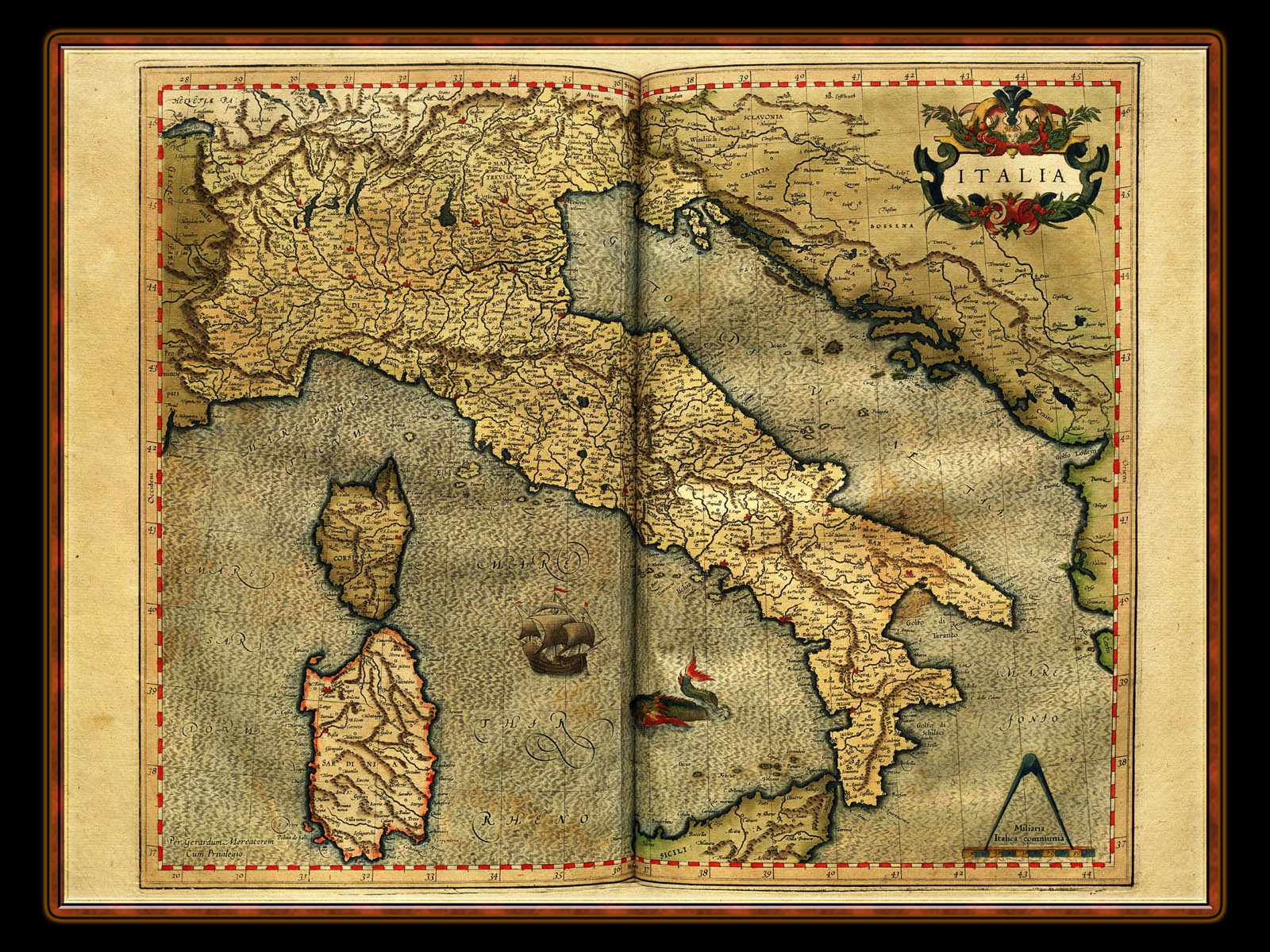 "Gerhard Mercator 1595 World Atlas - Cosmographicae" - Wallpaper No. 22 of 106. Right click for saving options.