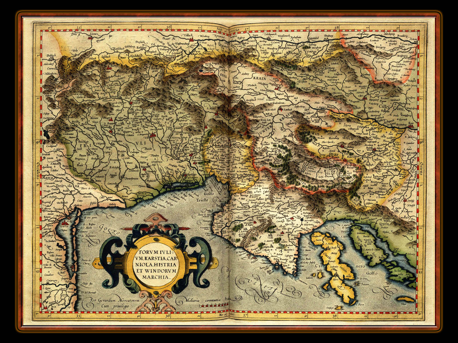 "Gerhard Mercator 1595 World Atlas - Cosmographicae" - Wallpaper No. 15 of 106. Right click for saving options.