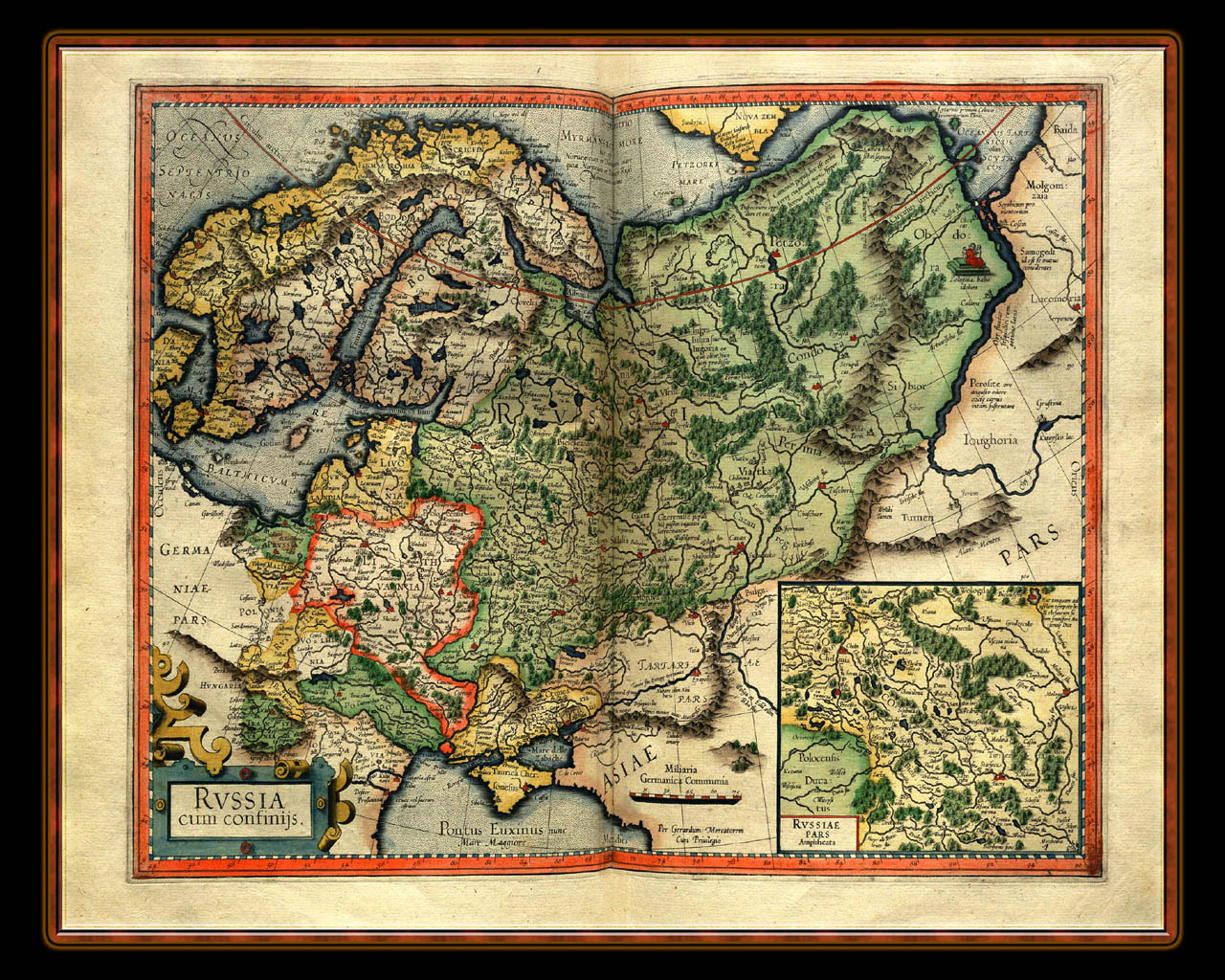 "Gerhard Mercator 1595 World Atlas - Cosmographicae" - Wallpaper No. 76 of 106. Right click for saving options.