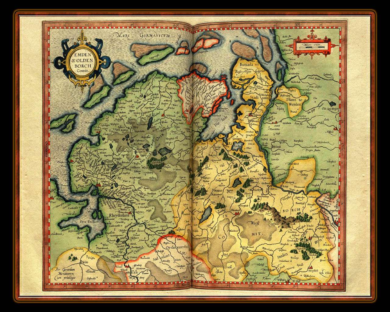 "Gerhard Mercator 1595 World Atlas - Cosmographicae" - Wallpaper No. 46 of 106. Right click for saving options.