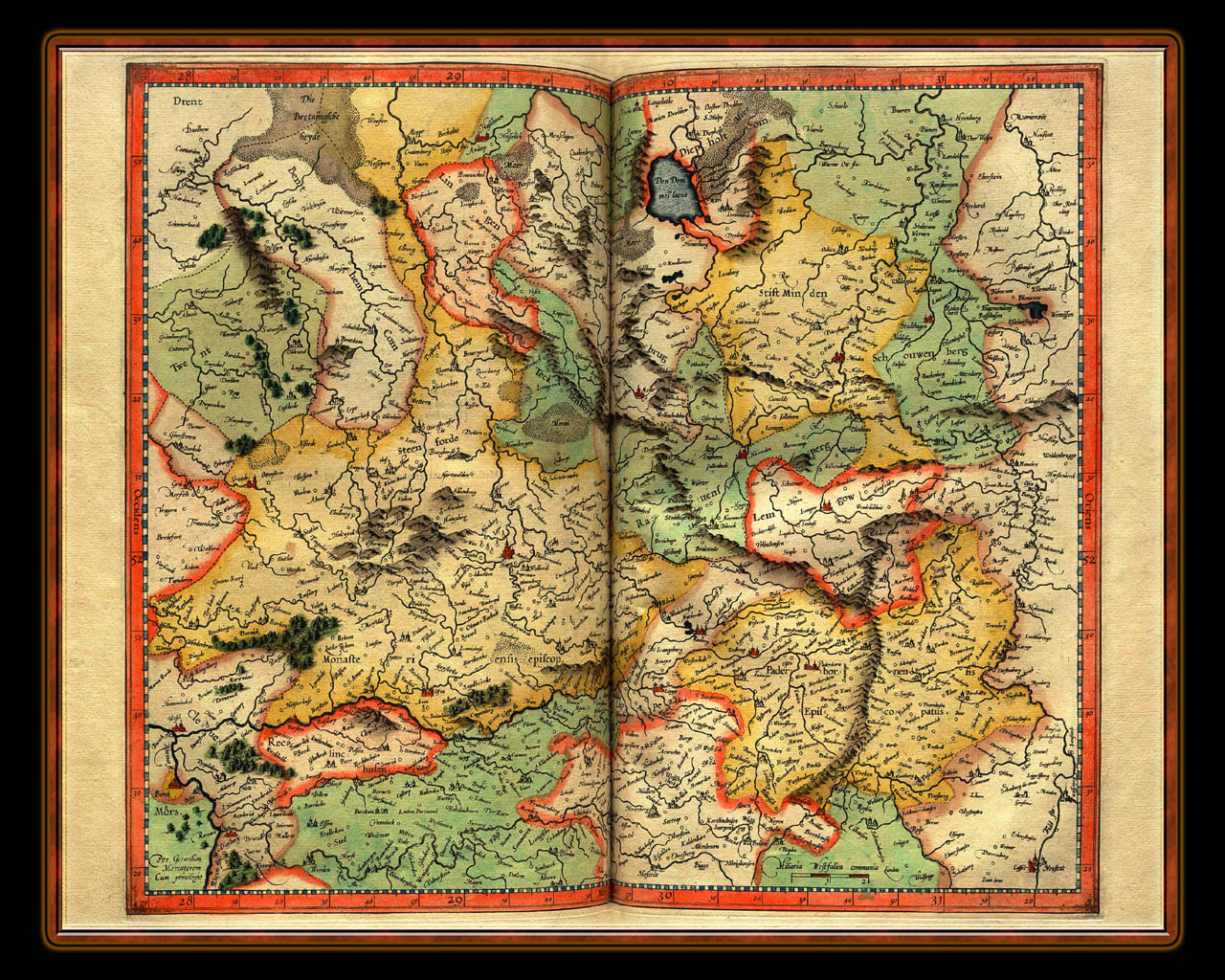 "Gerhard Mercator 1595 World Atlas - Cosmographicae" - Wallpaper No. 44 of 106. Right click for saving options.