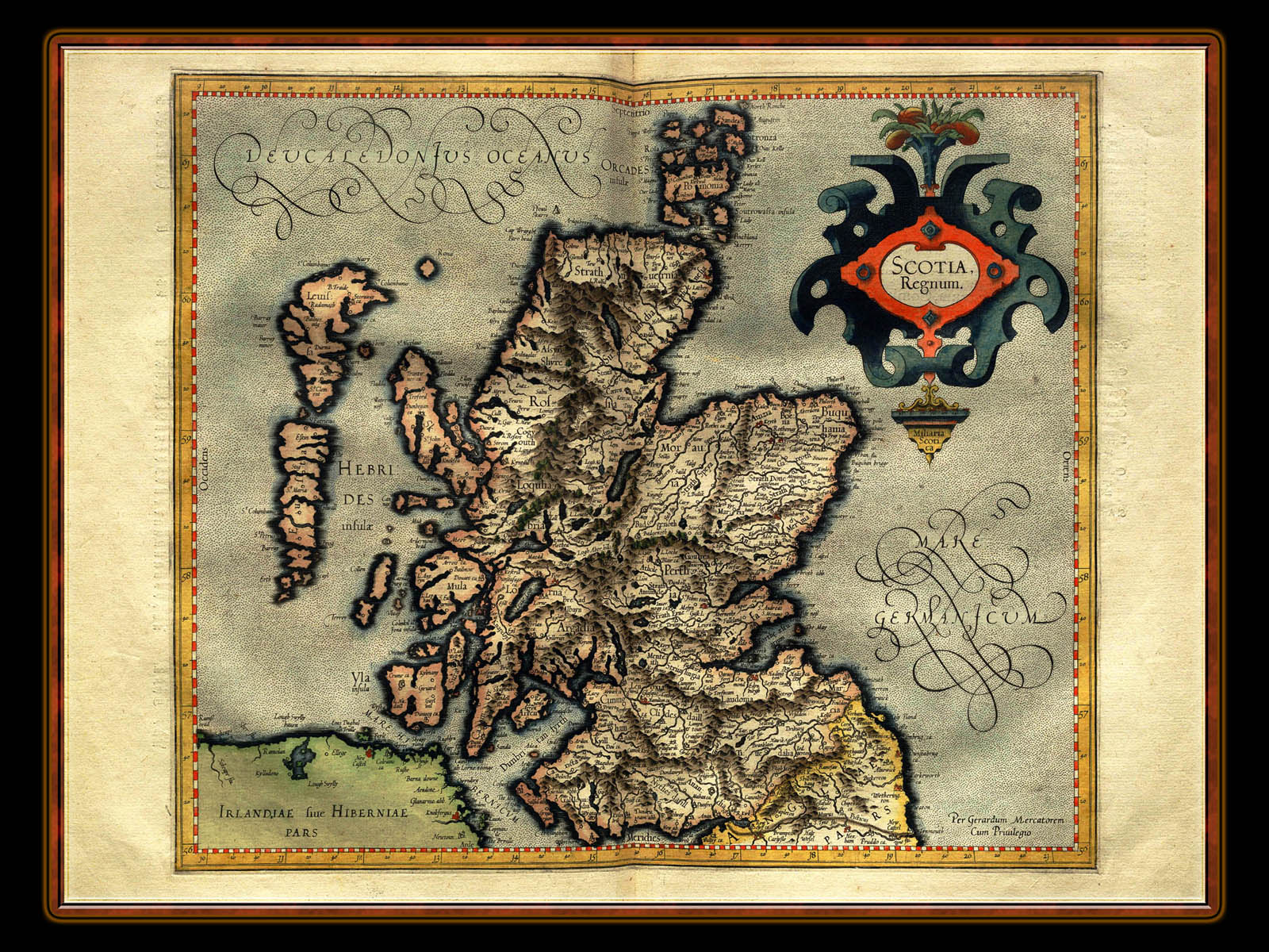 "Gerhard Mercator 1595 World Atlas - Cosmographicae" - Wallpaper No. 98 of 106. Right click for saving options.