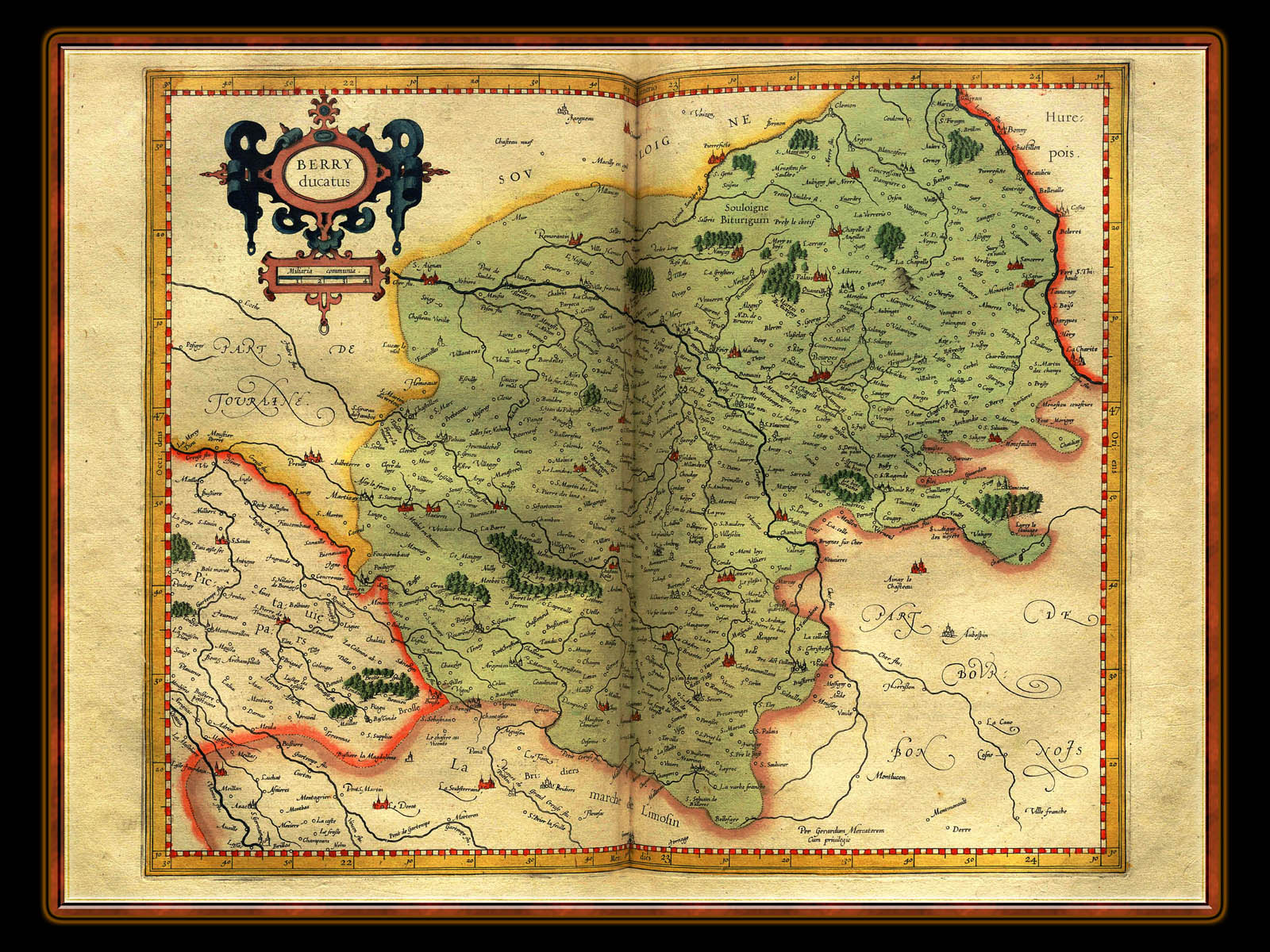 "Gerhard Mercator 1595 World Atlas - Cosmographicae" - Wallpaper No. 67 of 106. Right click for saving options.